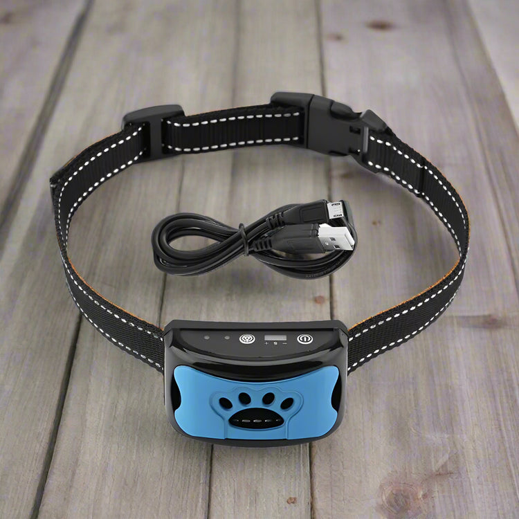 Dog Anti-Barking Collar Training Collars Dog Barking Control Device Rechargeable Waterproof 7 Sensitivity Levels Pet Supply