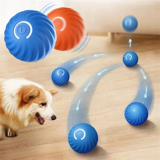 FurryTailscollection™ Smart Jump Ball Toy for Dogs & Cats – Rechargeable, Motion-Activated Play Ball | Durable, Washable & Interactive