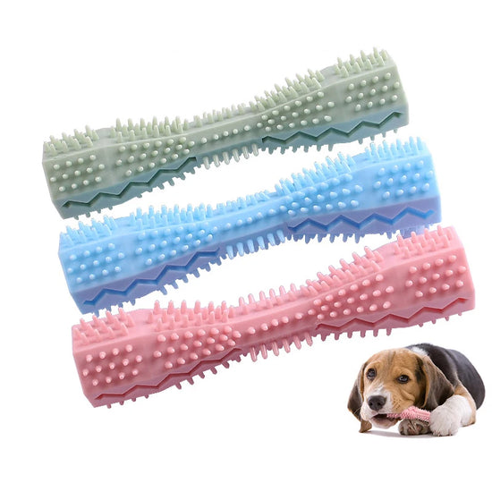 FurryTailscollection™ Durable Dog Chew Toy – Teeth Cleaning Molar Toy for Puppies & Small Dogs
