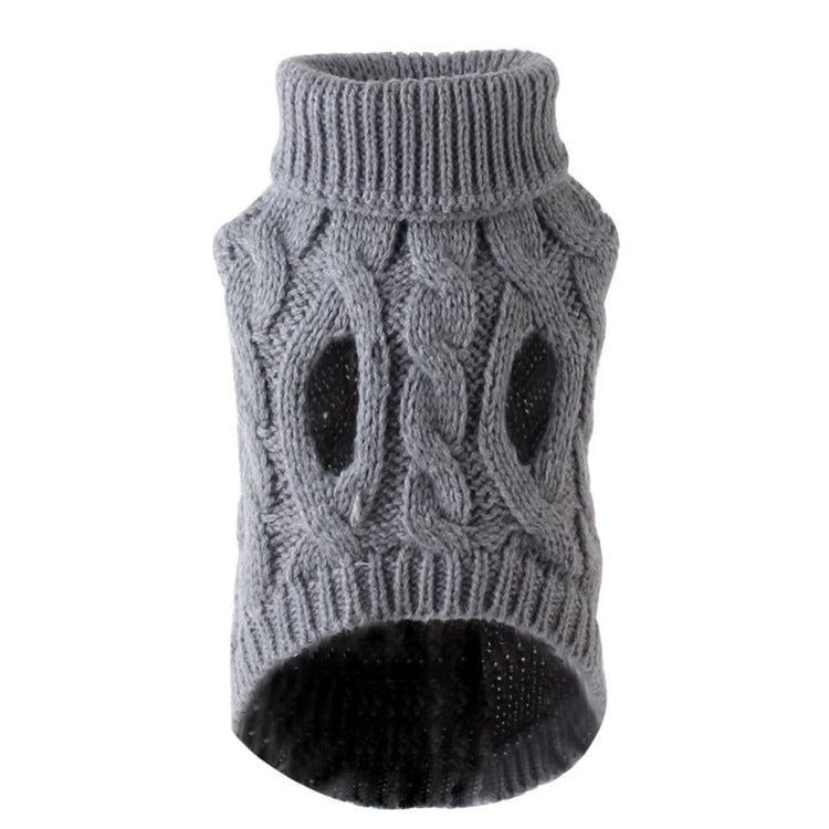 Winter Warm Turtleneck Sweaters for Small to Medium Dogs and Cats - Soft Vest Jackets for Chihuahuas and Yorkies