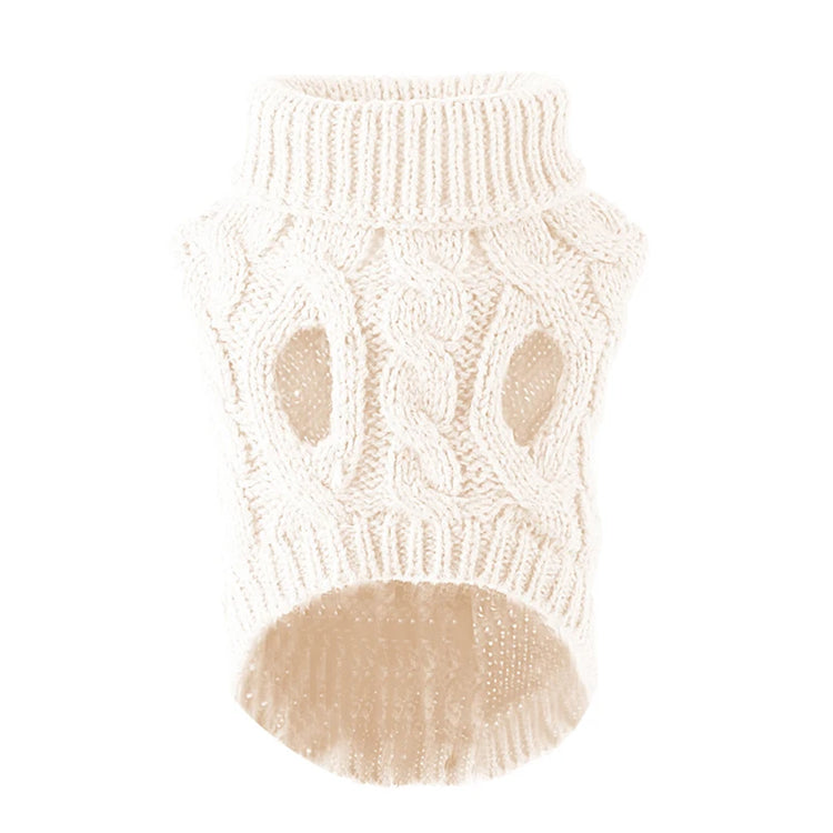 Winter Warm Turtleneck Sweaters for Small to Medium Dogs and Cats - Soft Vest Jackets for Chihuahuas and Yorkies