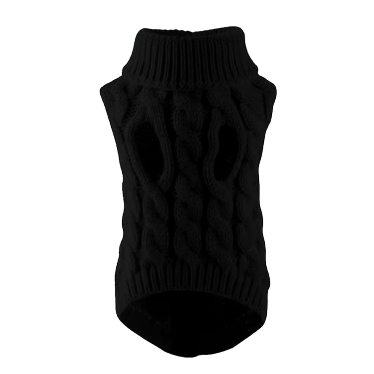 Winter Warm Turtleneck Sweaters for Small to Medium Dogs and Cats - Soft Vest Jackets for Chihuahuas and Yorkies
