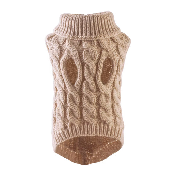 Winter Warm Turtleneck Sweaters for Small to Medium Dogs and Cats - Soft Vest Jackets for Chihuahuas and Yorkies